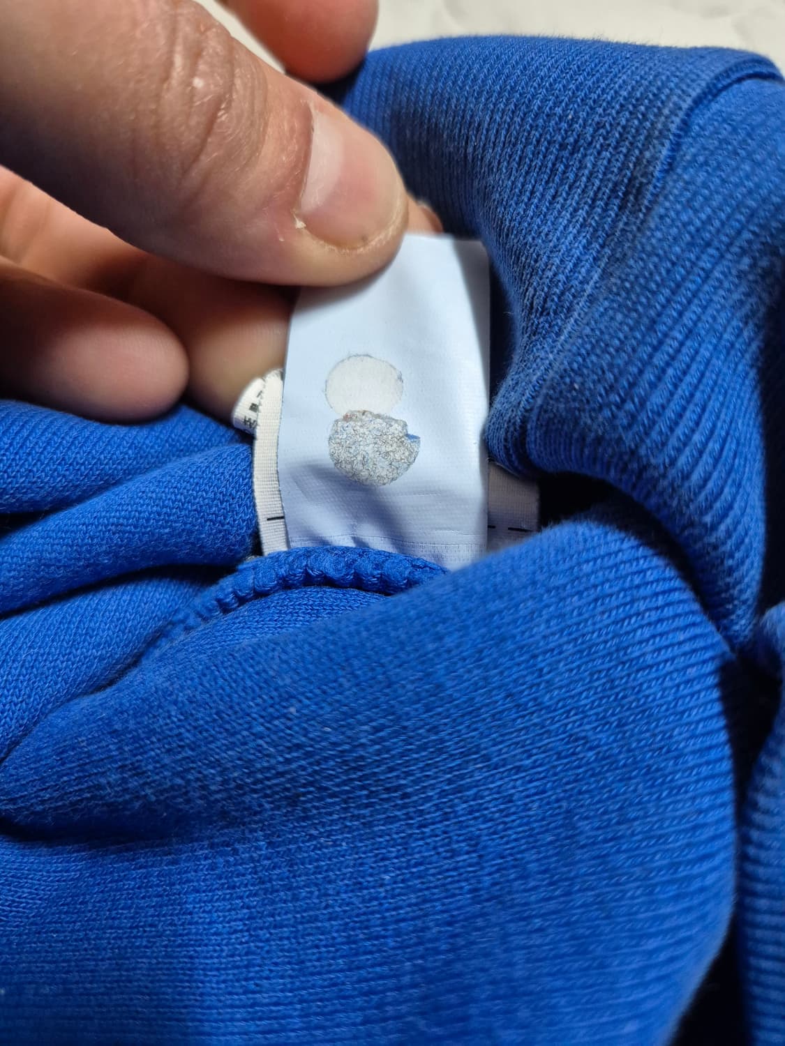 [L] 이지 갭 후드 블루 파랑색 yzy 칸예 상품이미지5