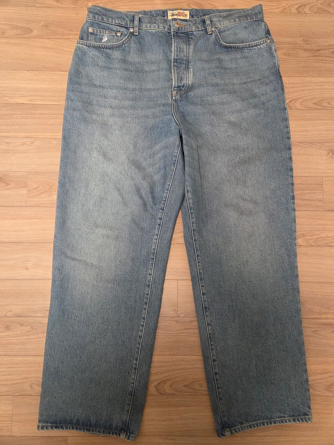 스투시 데님 빅 올 진 미디움 블루 36 상품이미지2