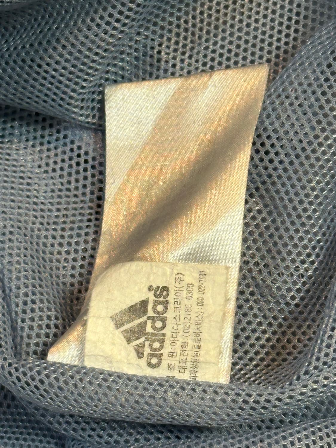 희귀) 00's 아디다스 올드스쿨 삼각로고 배색 바람막이 자켓 상품이미지10