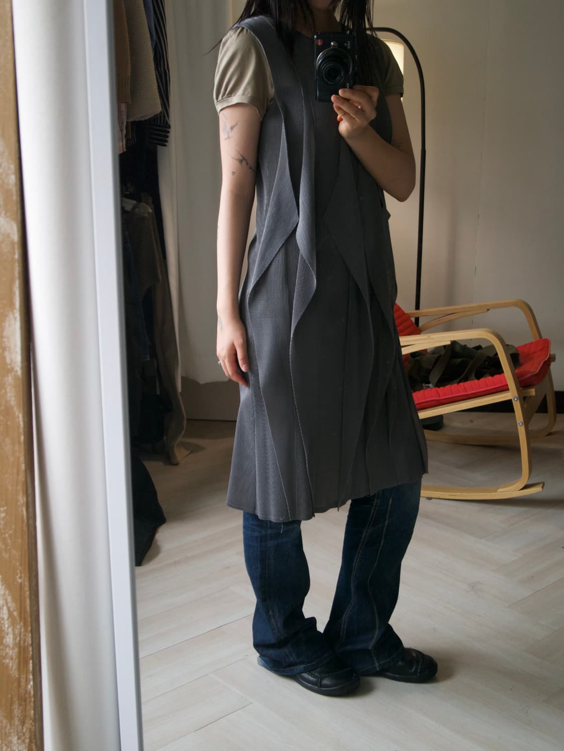 pleats sleeveless dress 상품이미지1