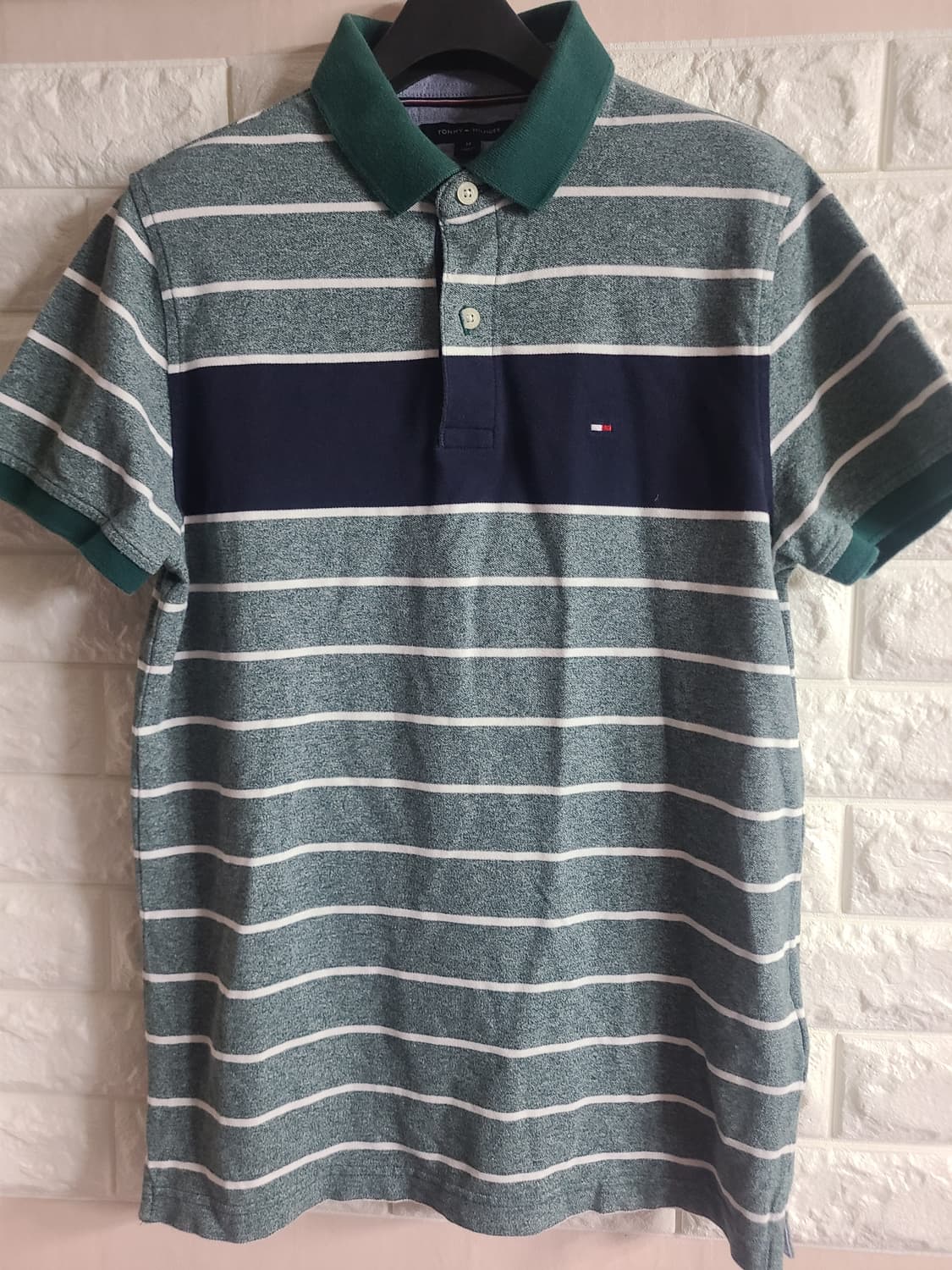 타미힐피거 스트라이프 반팔 폴로티(m) 상품이미지1