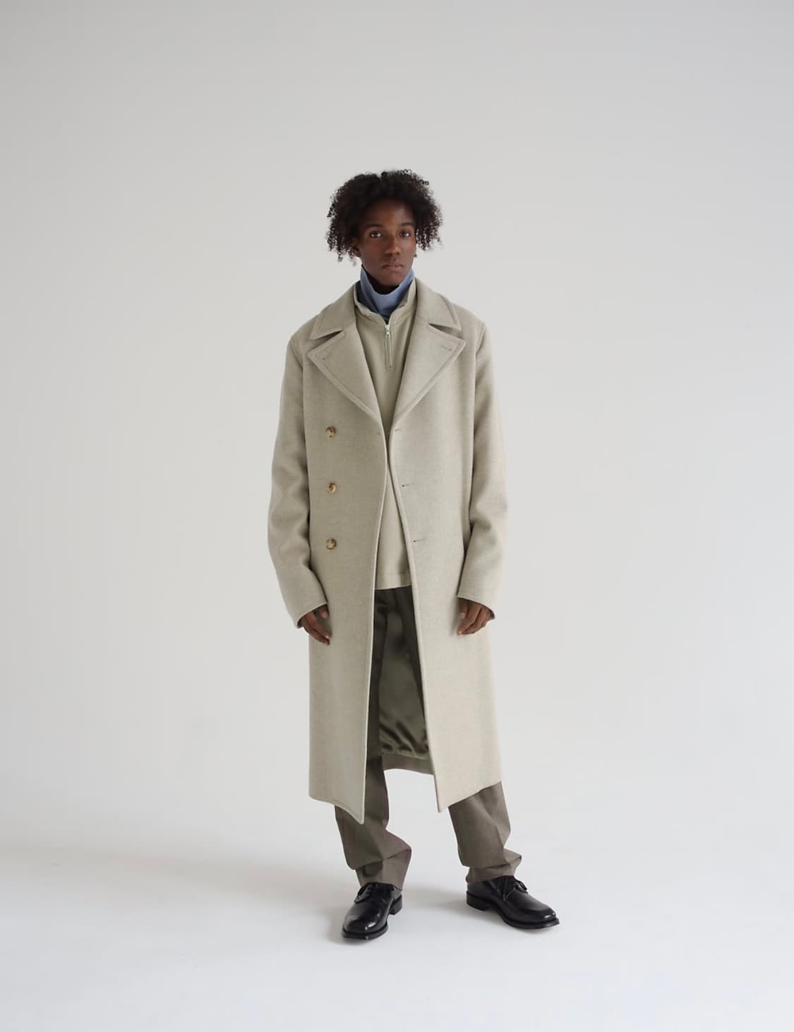 오라리 20AW 라이트멜튼 더블 코트 3사이즈 상품이미지4