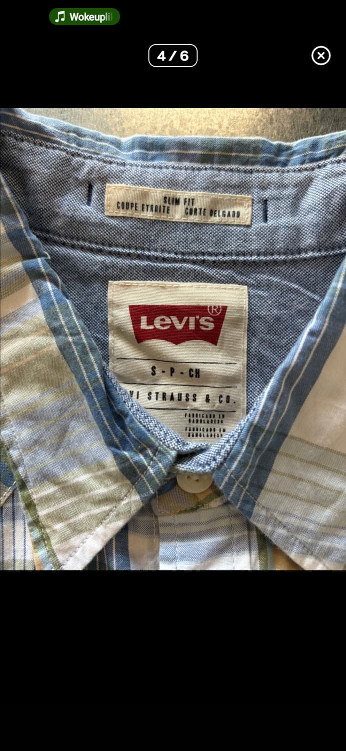 리바이스 화이트탭 웨스턴셔츠 상품이미지5