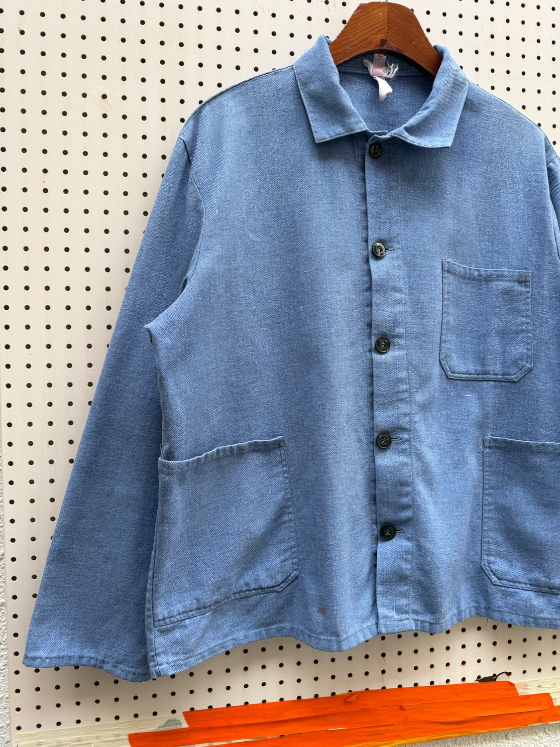OLD VINTAGE WASHED LIGHT BLUE 프렌치워크자켓 상품이미지6