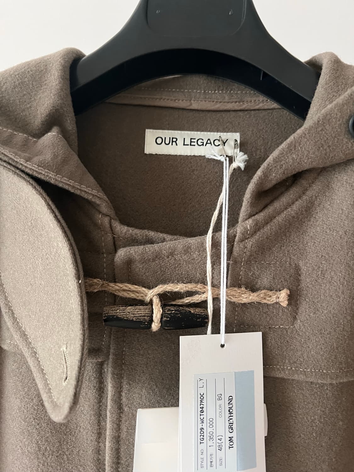 톰그레이하운드 아워레가시 코트 새상품 상품이미지3