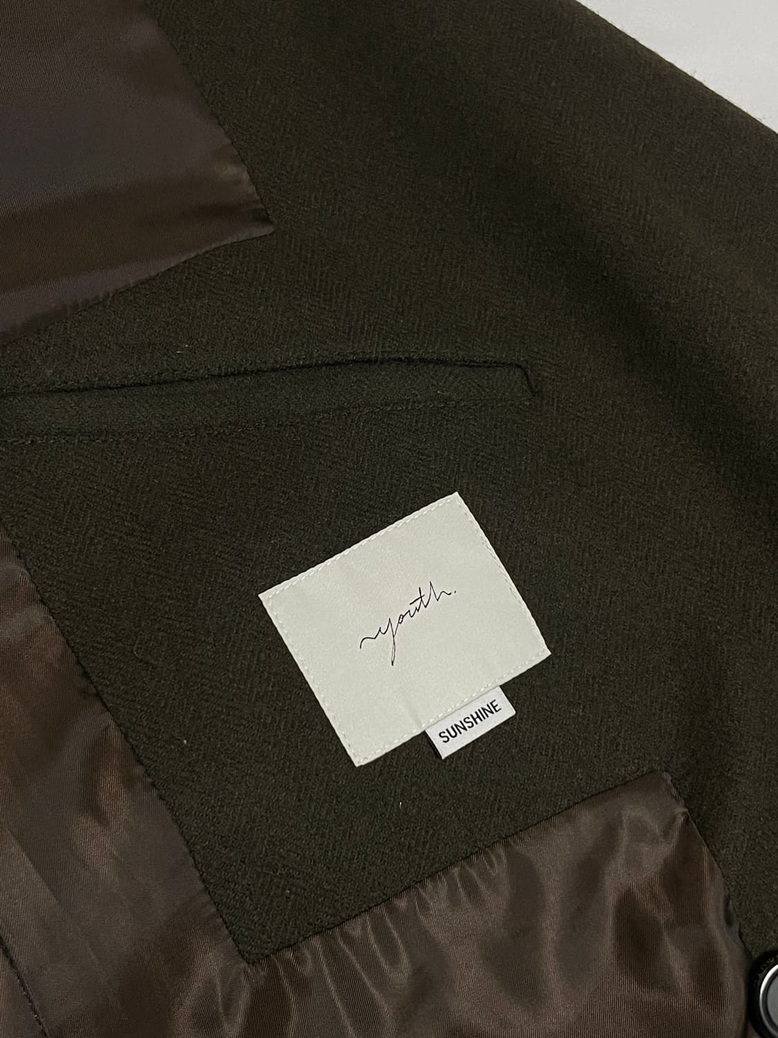 YOUTH 유스 브라운 울 셋업 상품이미지7