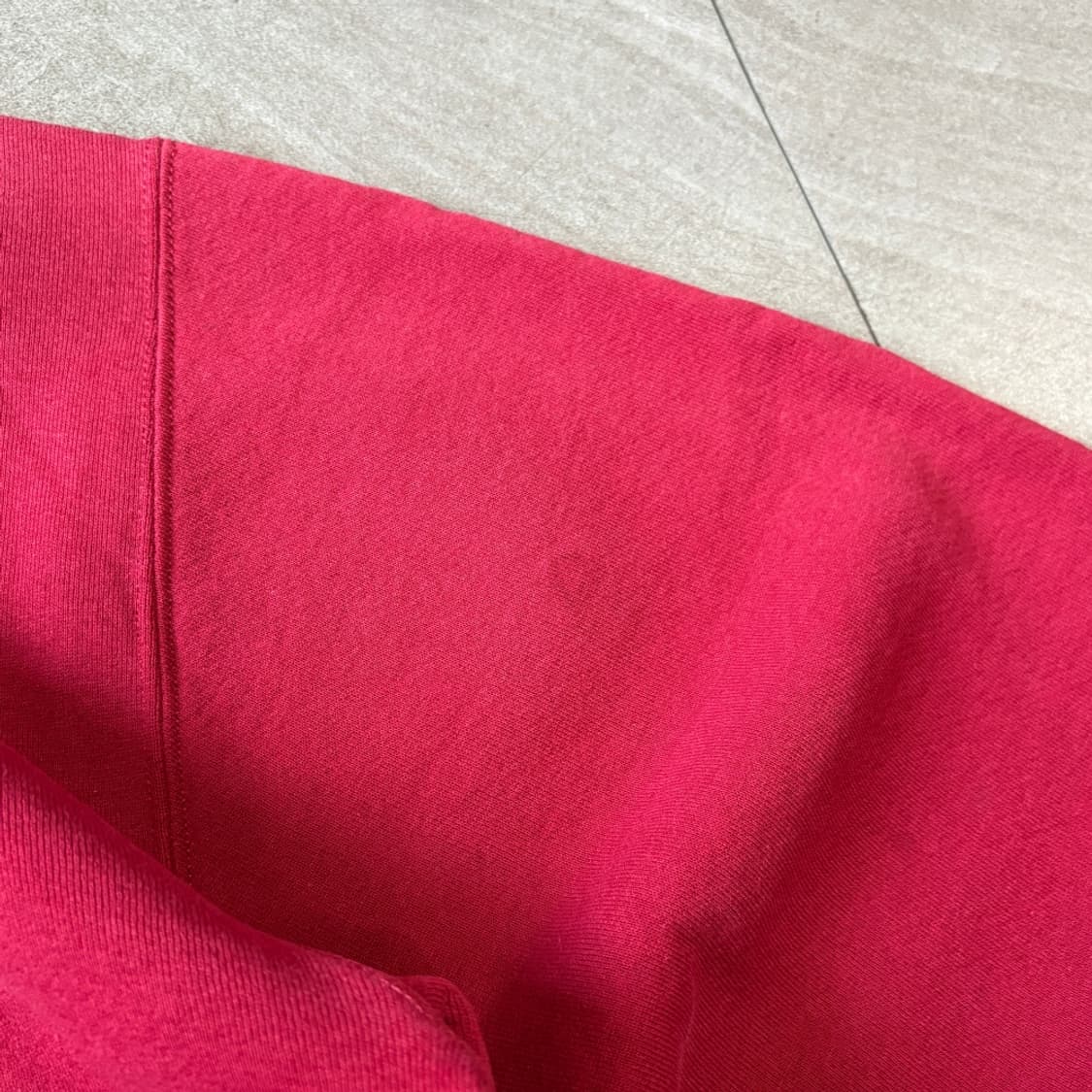 90s Russell 90년대 미국 생산 러셀 블랭크 레드 스웻셔츠 상품이미지8