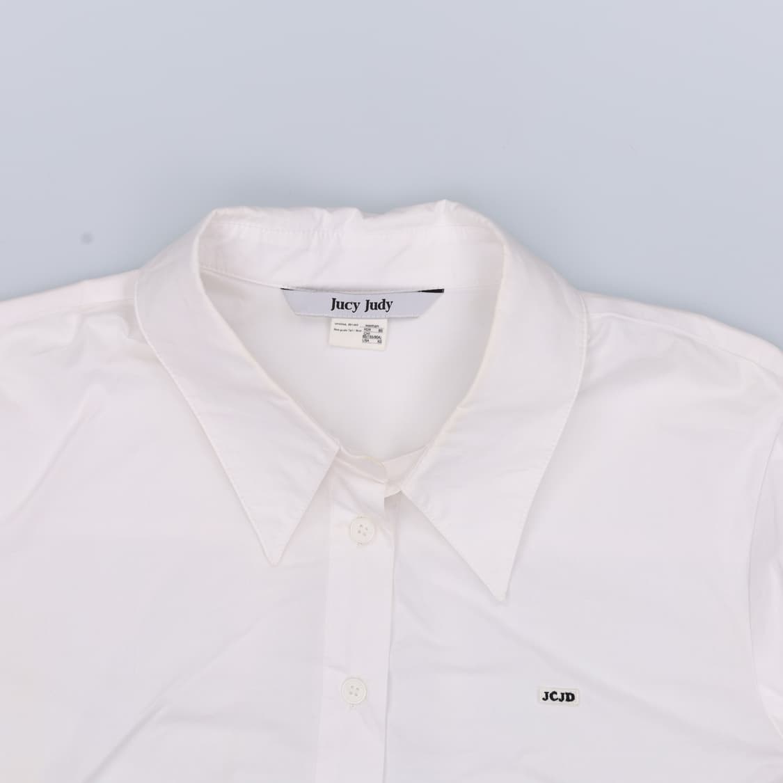 85 쥬시쥬디 반팔 퍼프 크롭 셔츠 0402H1 상품이미지3