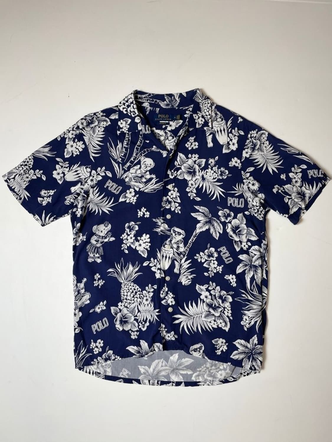 폴로 랄프로렌 하와이안 코튼 반팔 셔츠 PN9649 상품이미지1