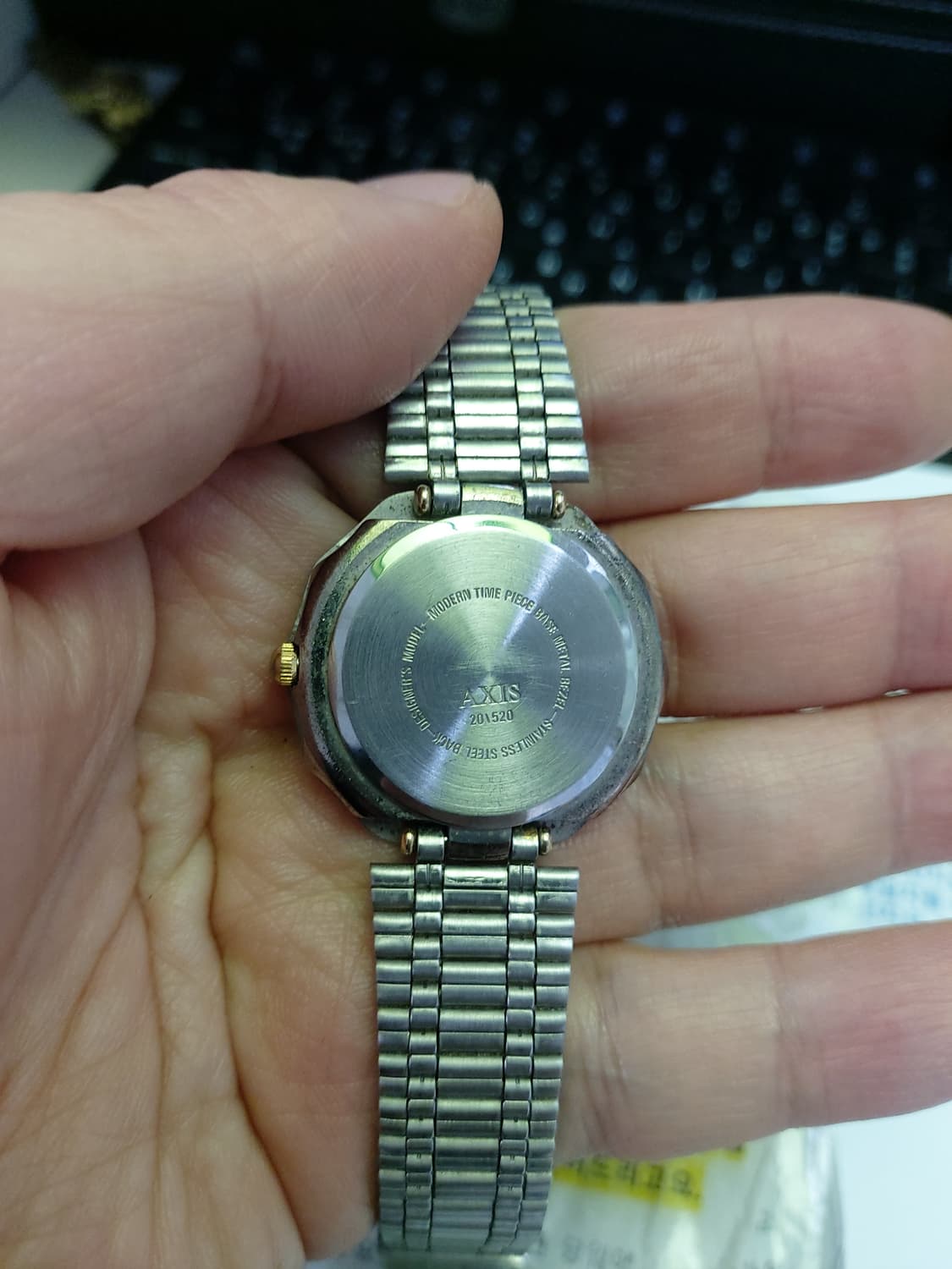 코로네트 국기 콤비 시계 상품이미지3