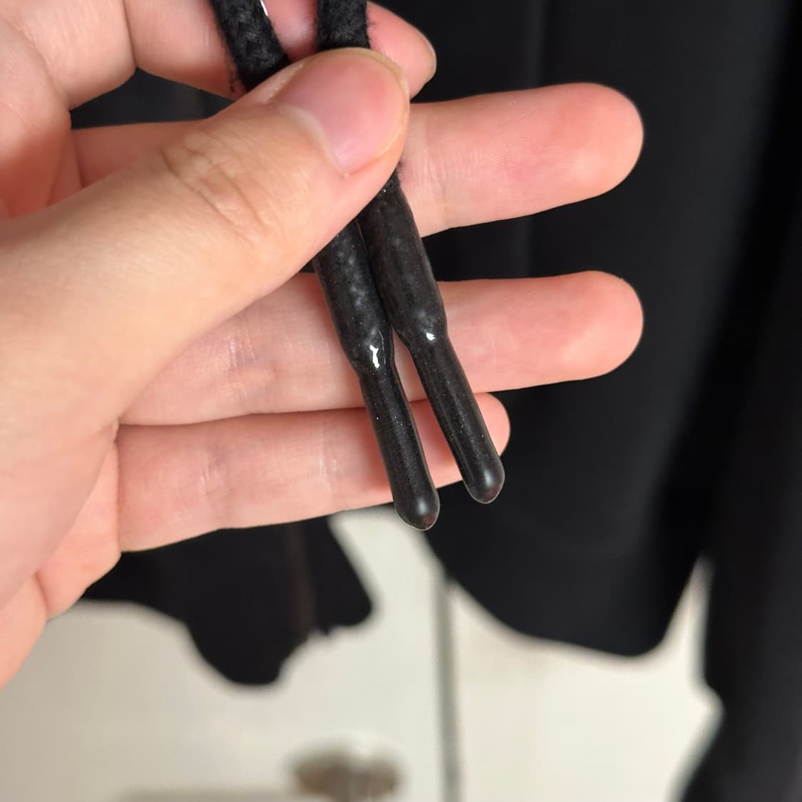 [XL] 오프화이트 애로우 후드집업 블랙 상품이미지4