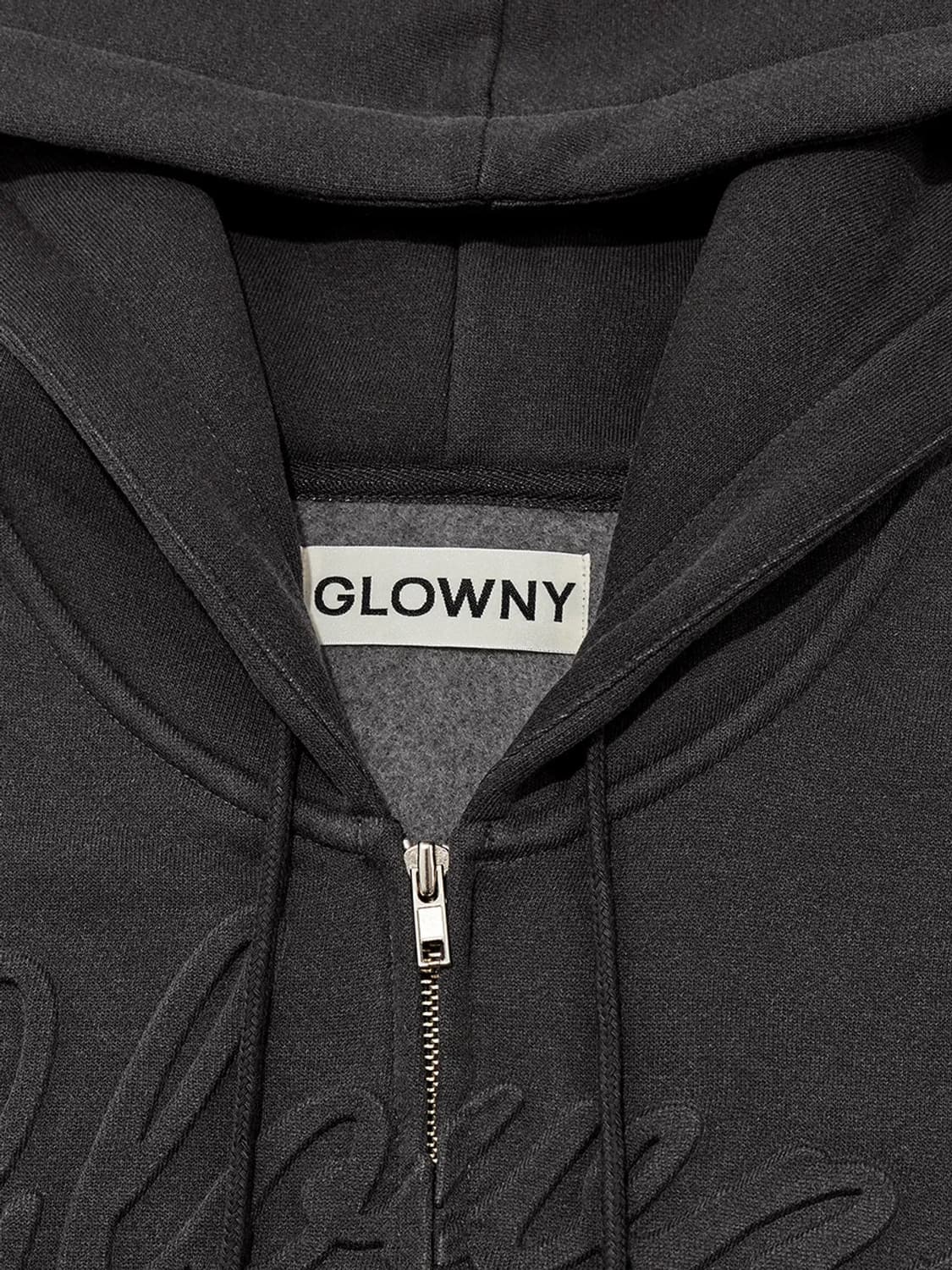 글로니 JORDAN PIGMENT CROP HOODIE, CHARCOAL 상품이미지4