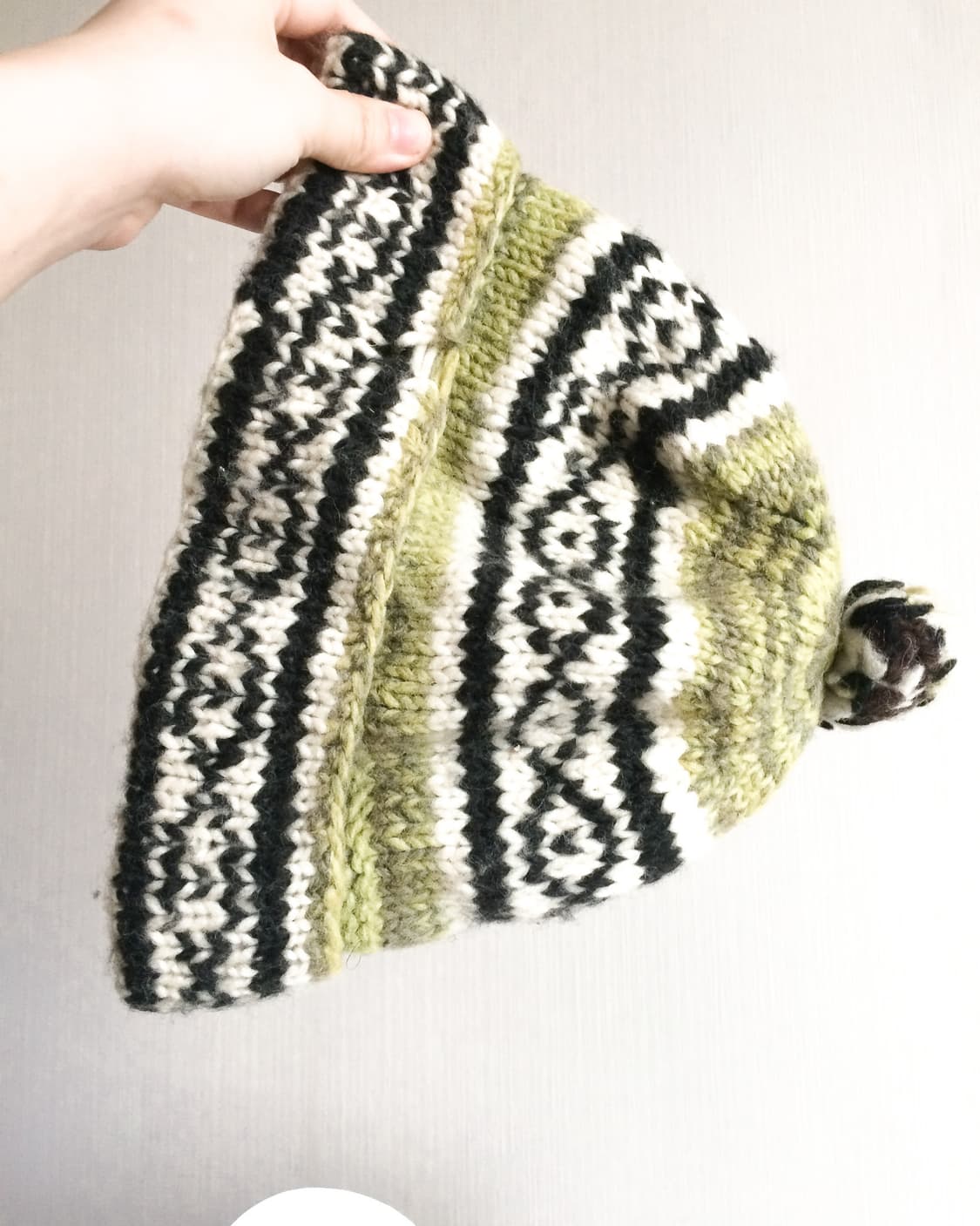 Ethnic knit beanie 상품이미지1