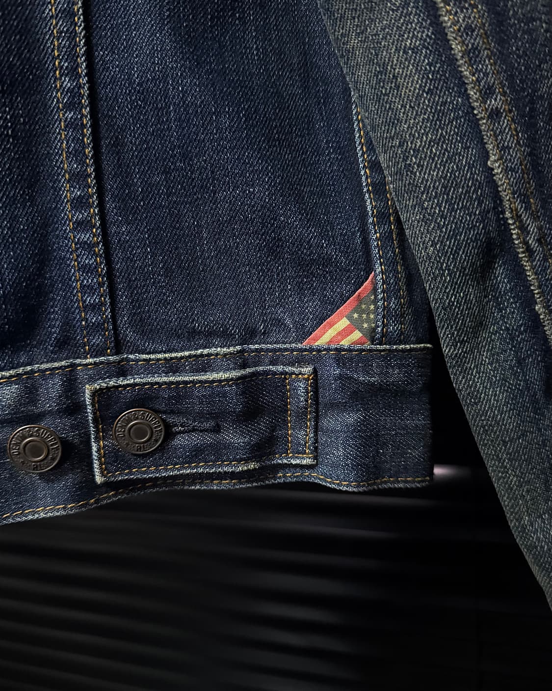 데님앤서플라이 폴로 랄프로렌 워싱 데님 청 자켓 트러커 워크 XS 카모 상품이미지7