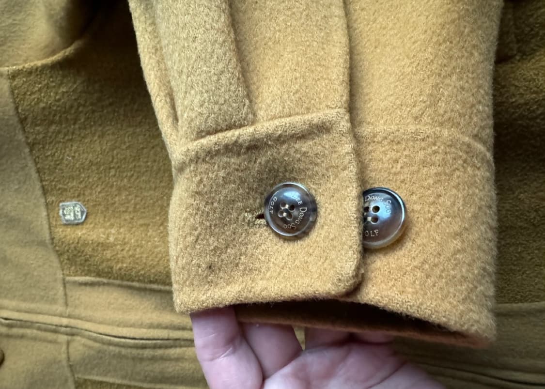 이동수 골프 울 자켓 -머스터드 컬러 상품이미지4