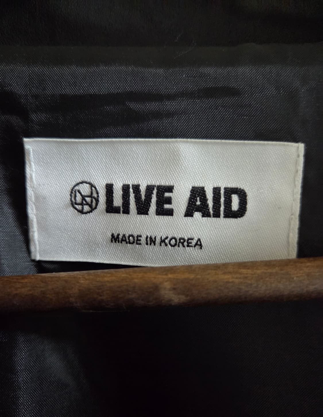 LIVEAID 블랙 페이크 레더 자켓 2XL 상품이미지3