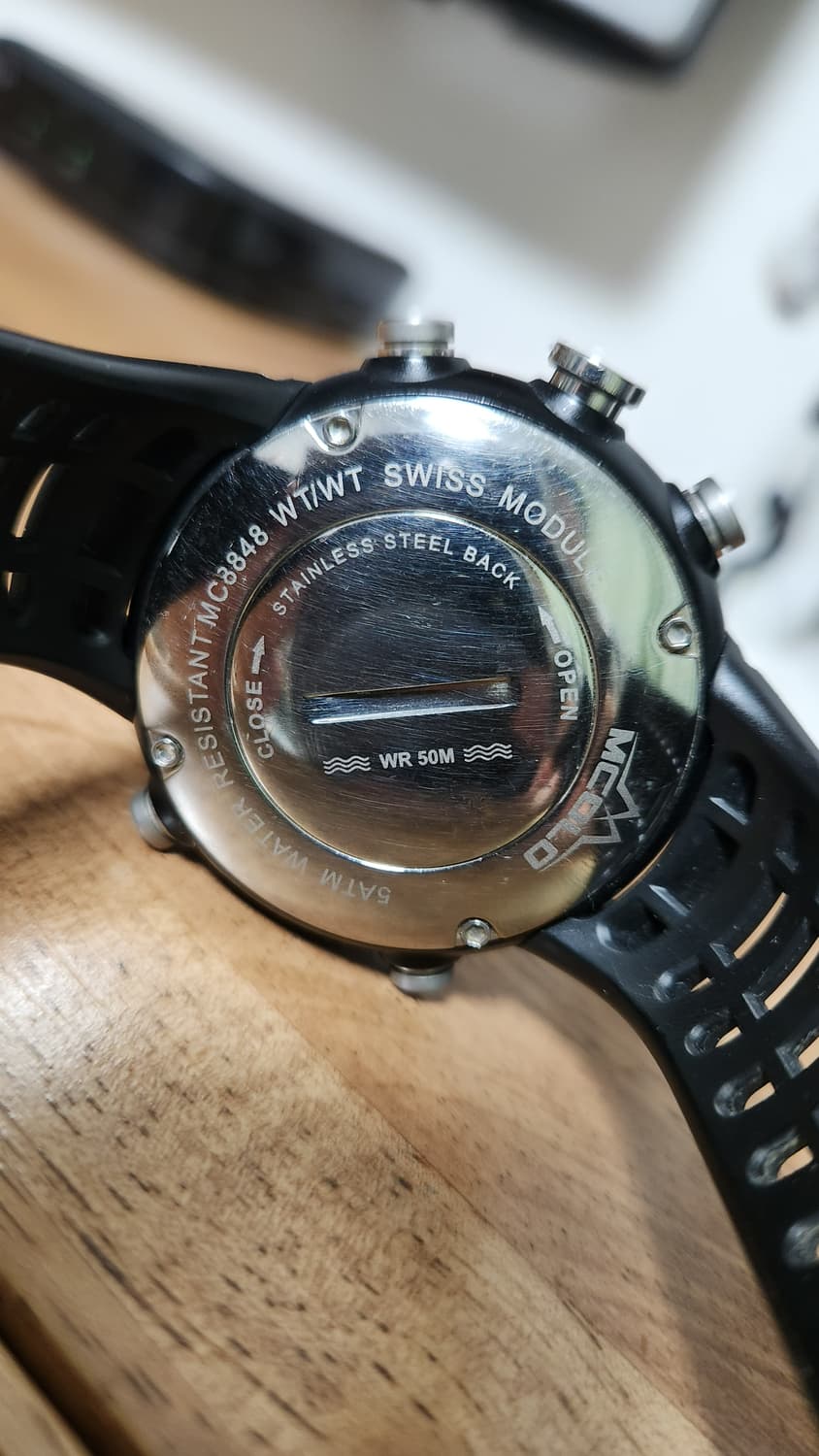 # 엠콜로 등산시계 아웃도어시계 50m 전자시계 산악시계 급처 상품이미지5