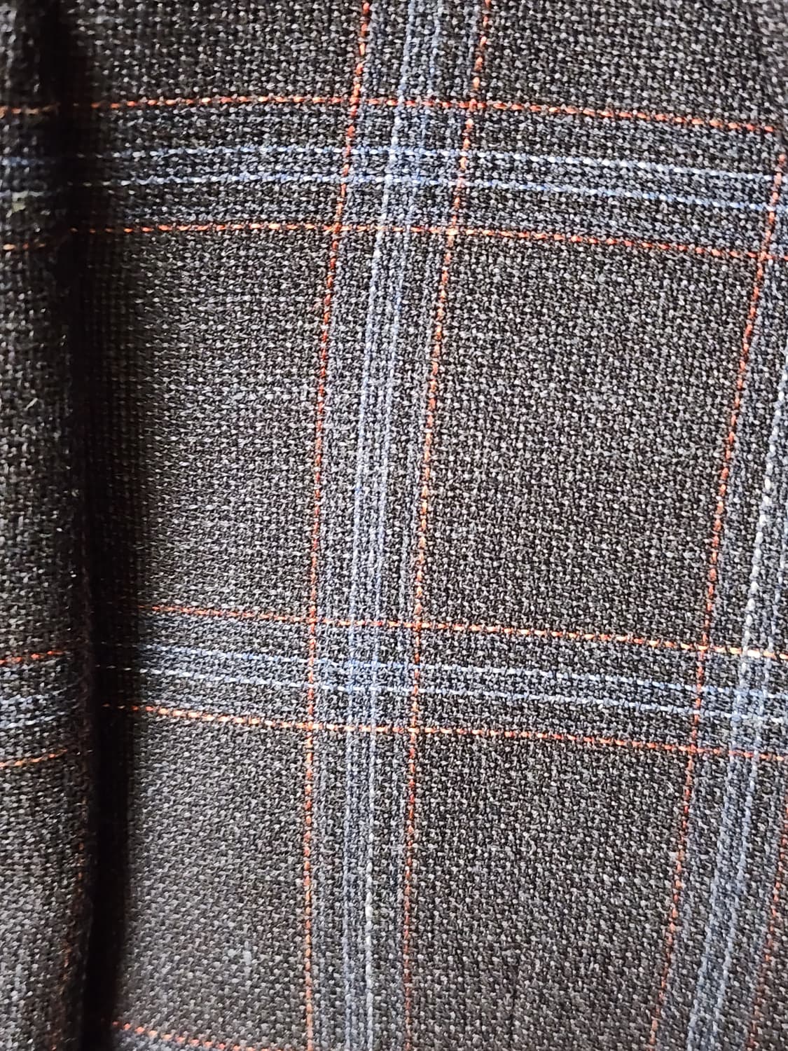 [BON] 이태리 까노니코 원단 네이비 체크 정장 (95사이즈) 상품이미지9