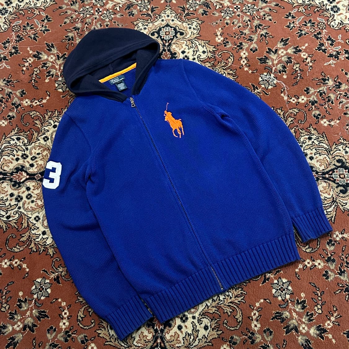 폴로 빅포니 니트 후드집업 (M-L) 상품이미지2