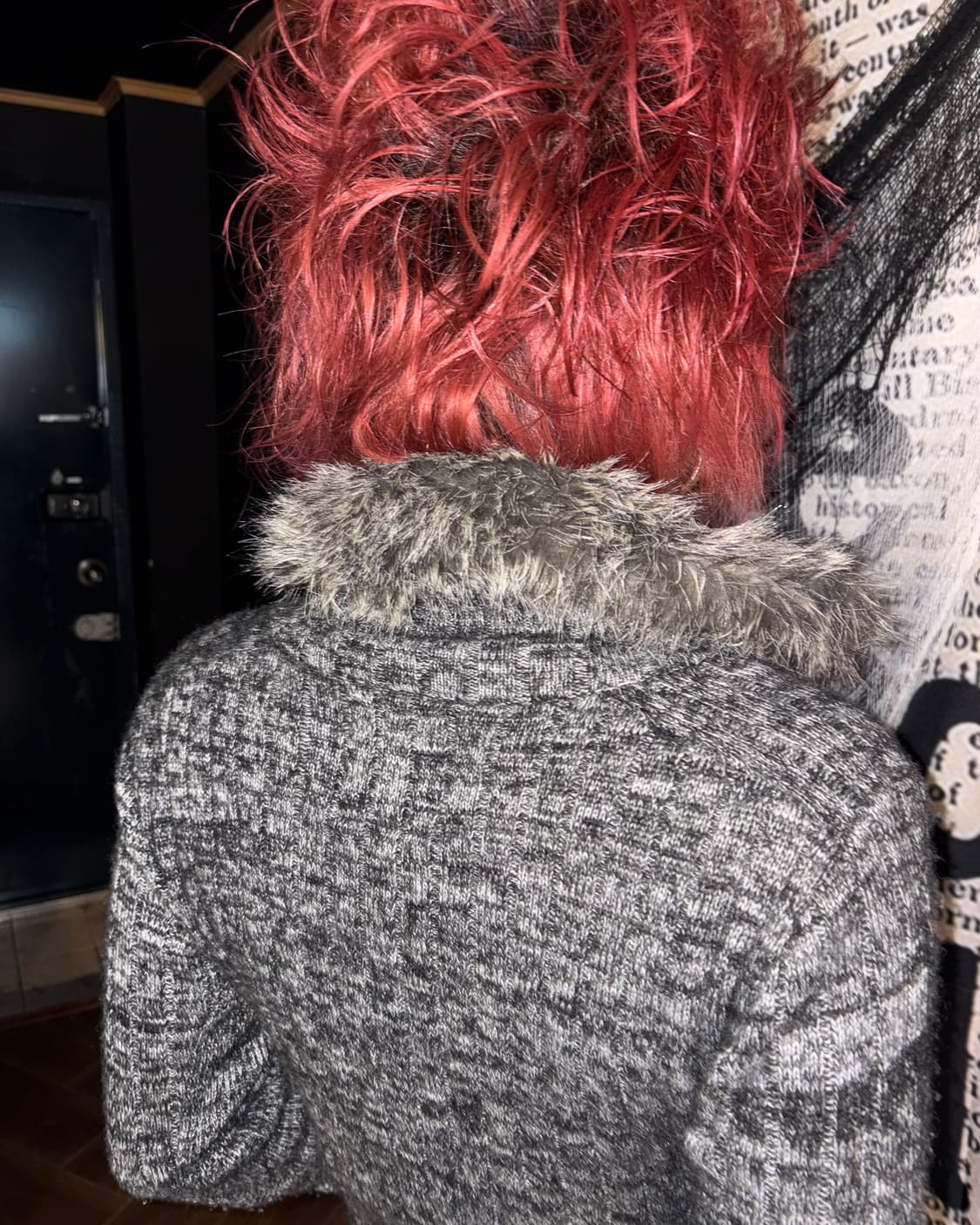 Buffalo bobs Phantom Fur Zip Knit 상품이미지5