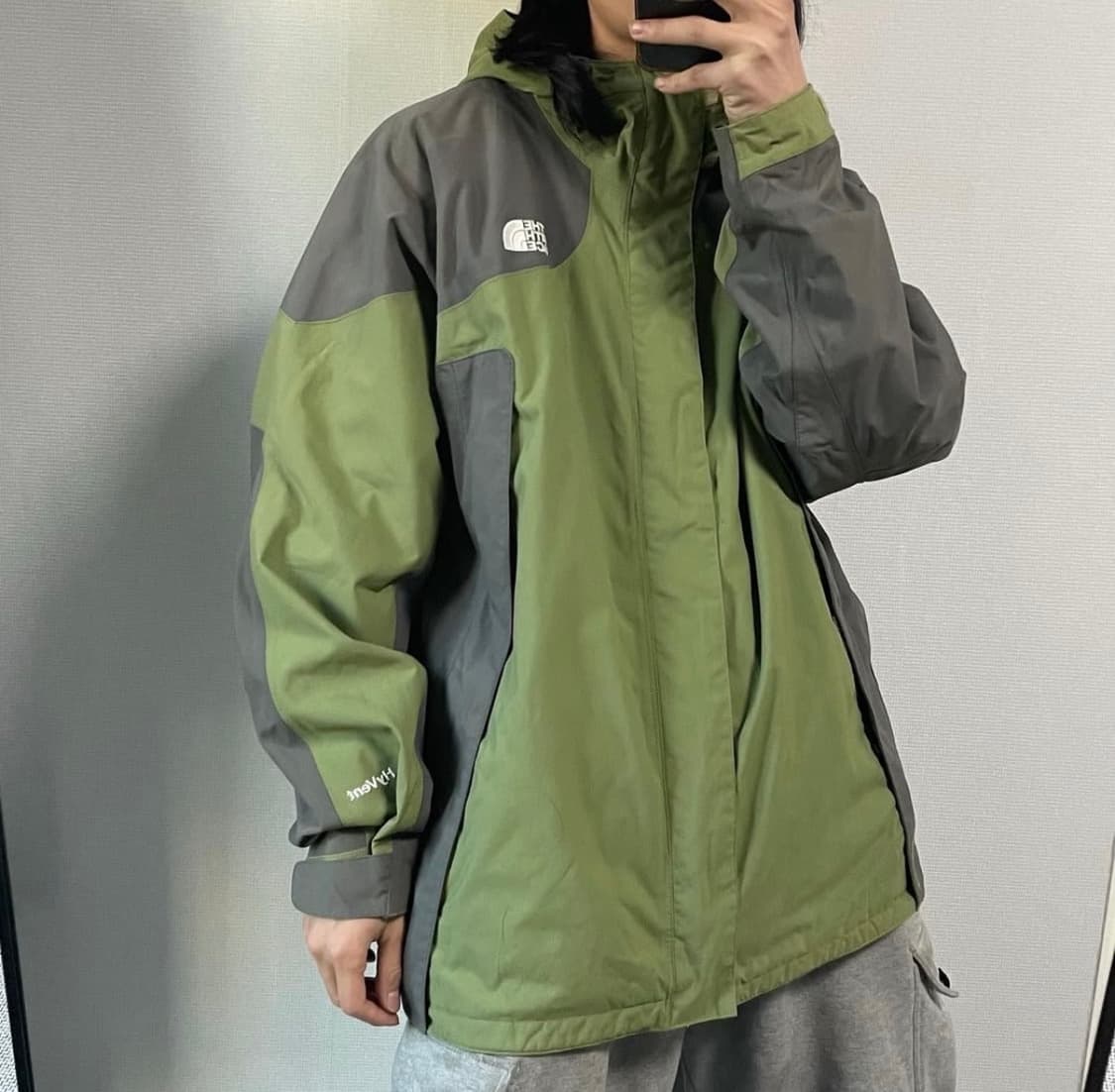 [105]노스페이스 하이벤트 바람막이 그린 상품이미지5