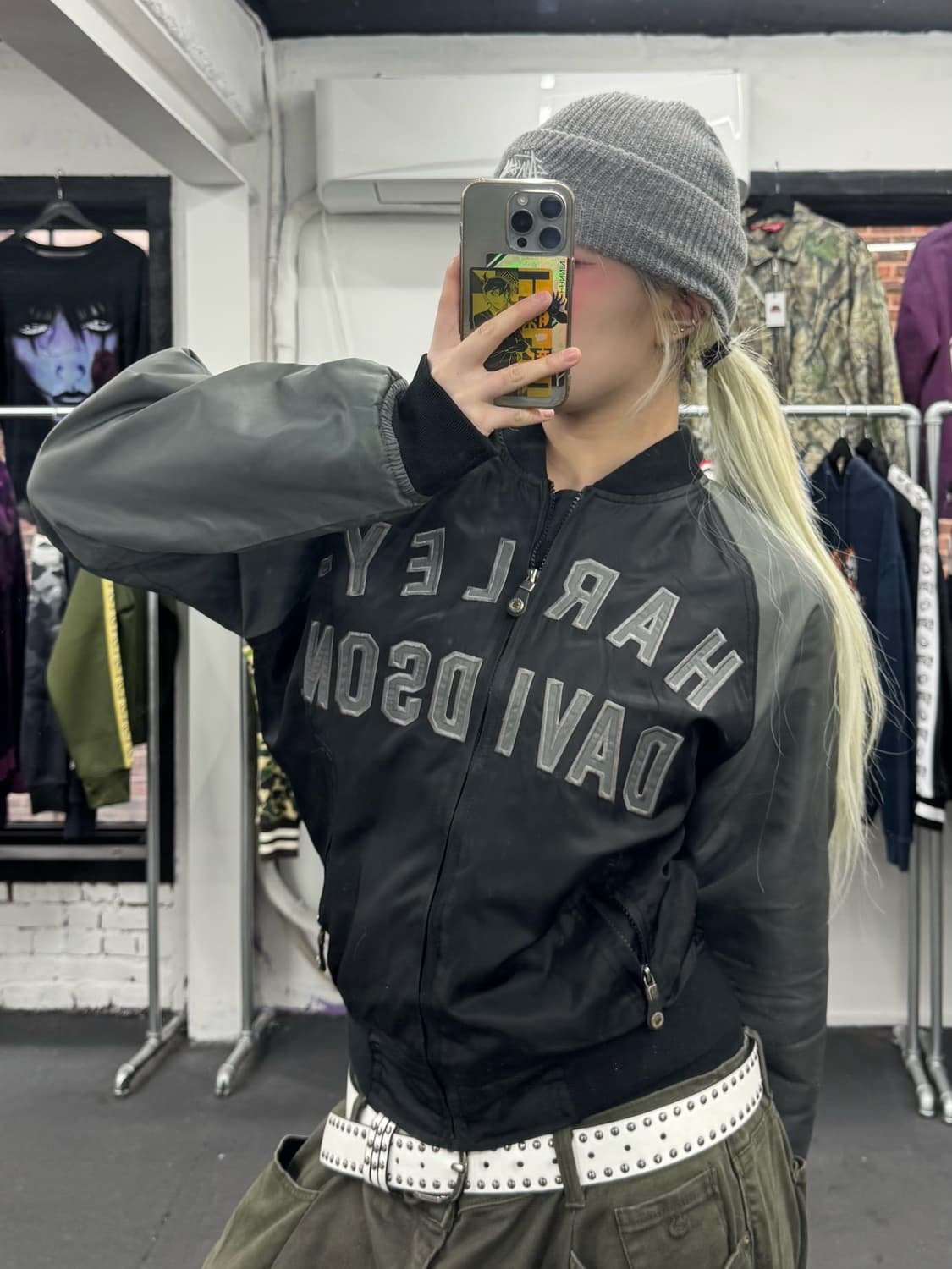 할리데이비슨 100주년 봄버 자켓 상품이미지4