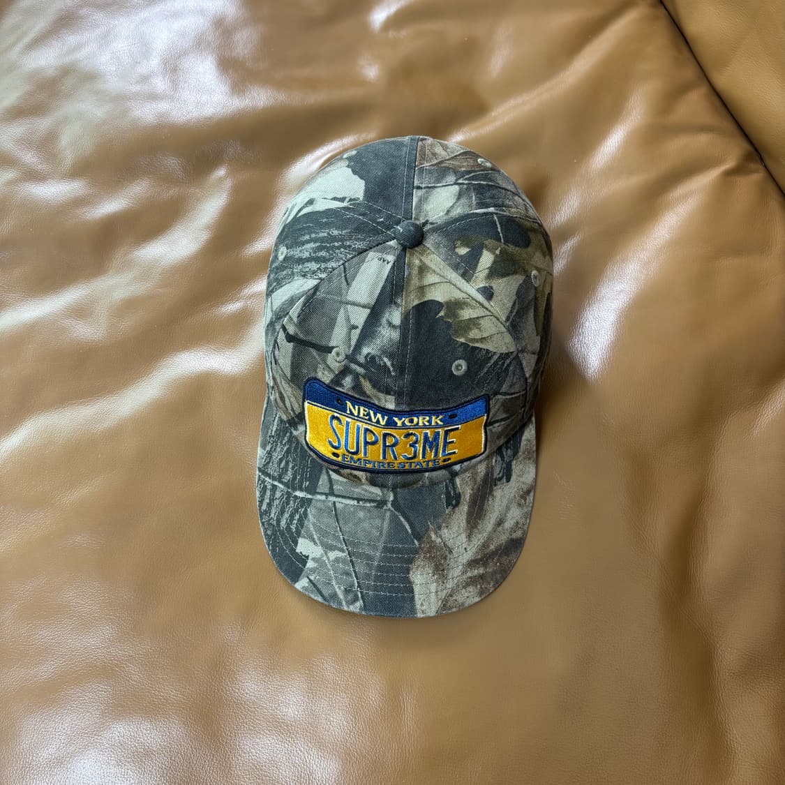 Supreme 슈프림 라이센스 리얼 카모 6패널 볼캡 모자 (Camo) 상품이미지5