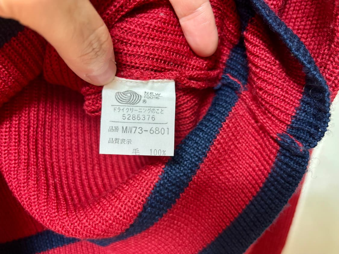 McGREGOR 올드 맥그리거 성조기 울 니트 라지 상품이미지6