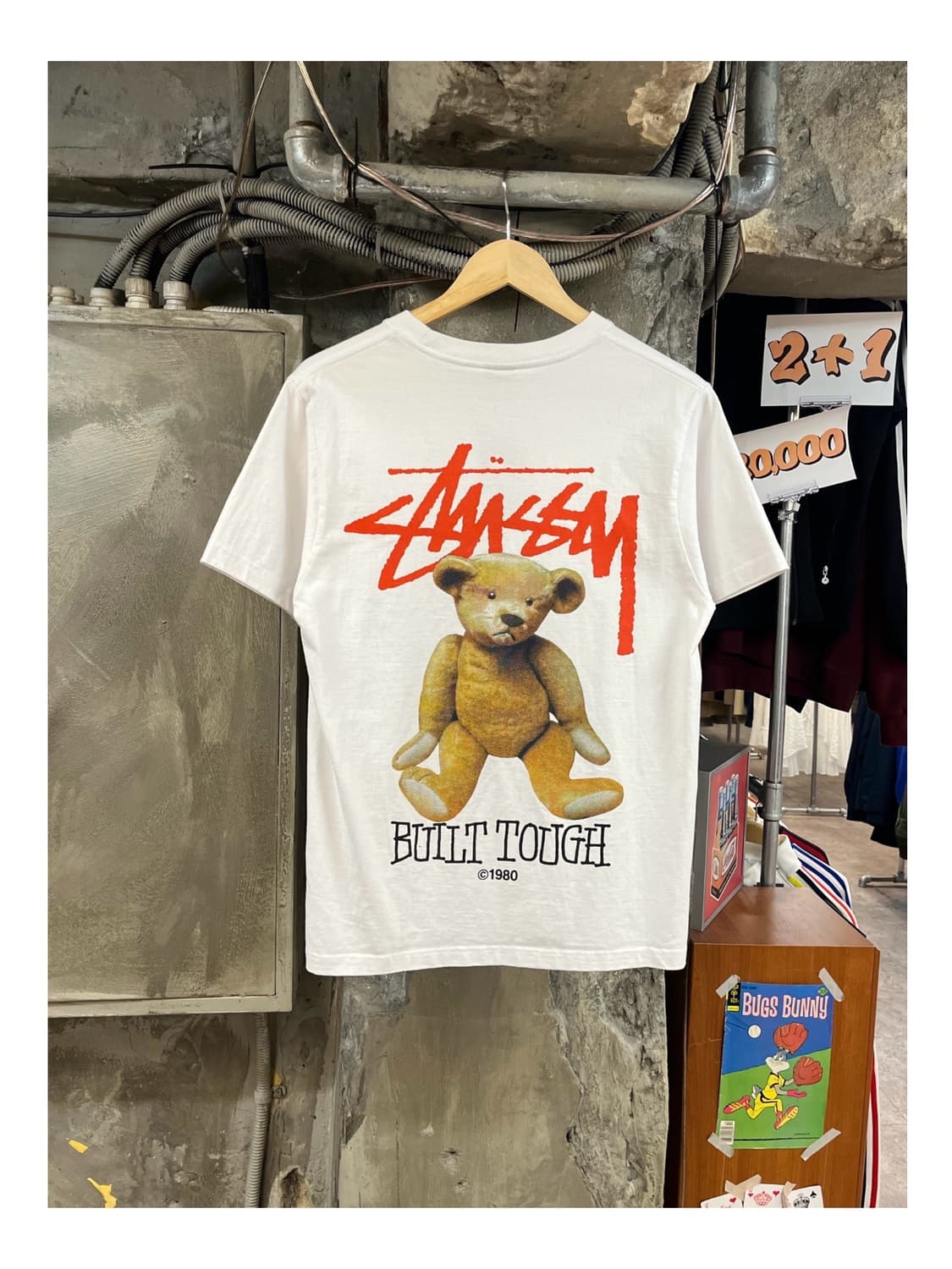 스투시 빌트 터프 반팔티 화이트 S #csz3657 상품이미지1