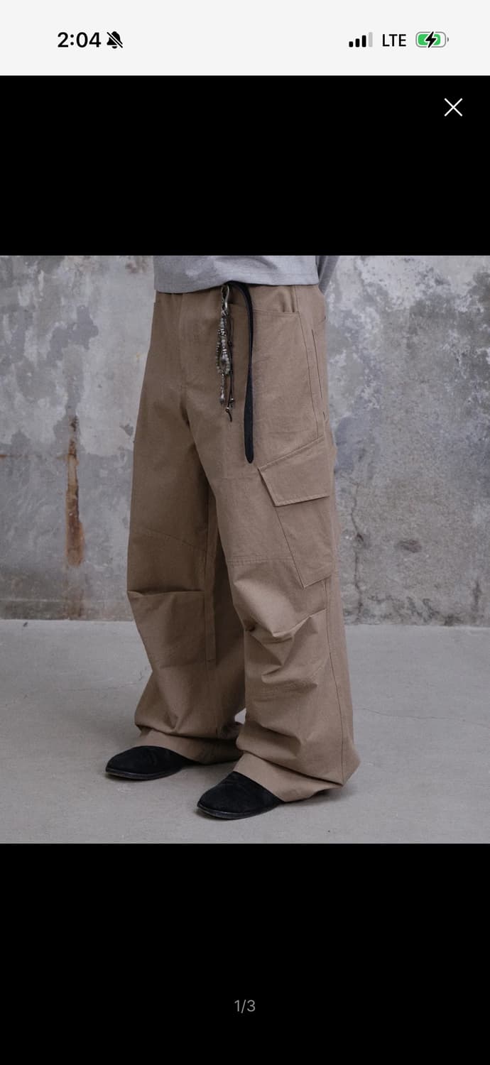 [구매합니다]다이브인 베른 vern 베이지 카고 팬츠 0사이즈 상품이미지1