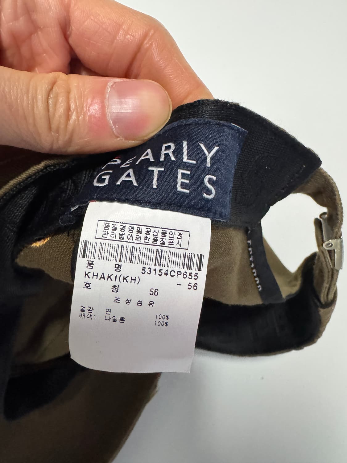 파리게이츠 골프 헤리티지 볼캡 카키 F 상품이미지6