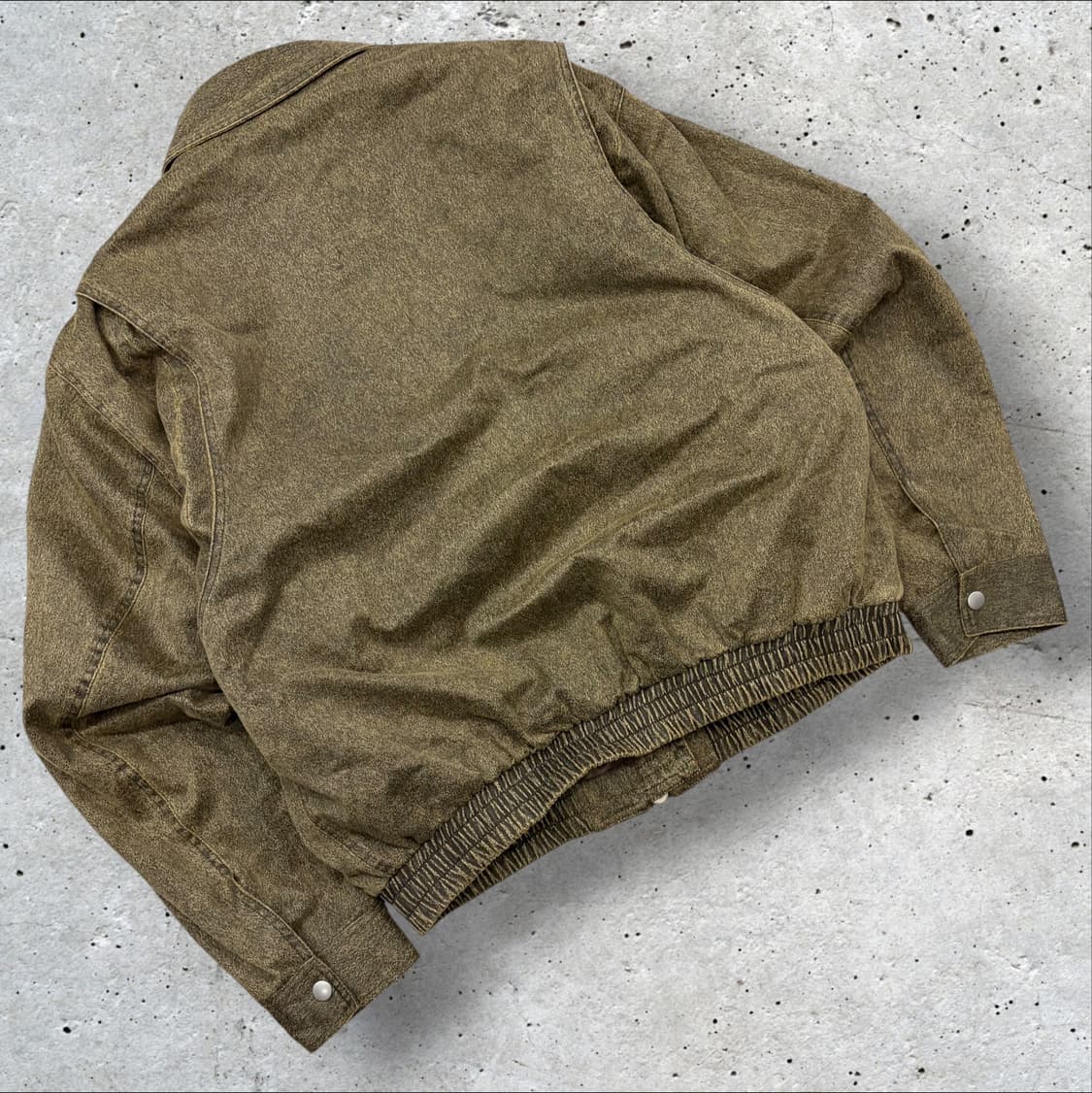 [M] 라퍼지스토어 버핑레더 브라운 봄버 자켓 D479 상품이미지2