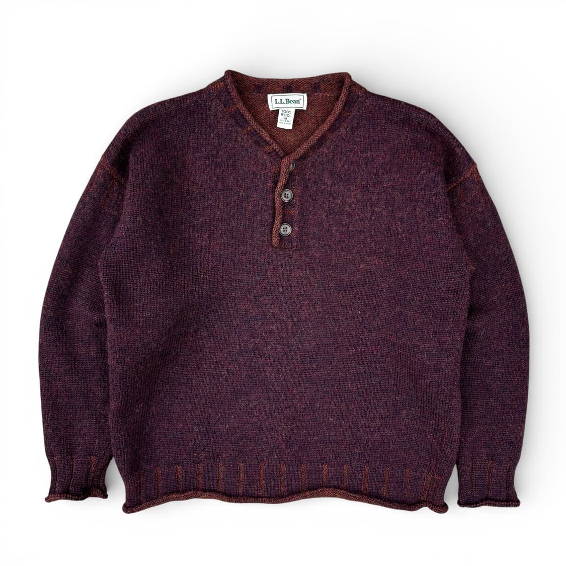 80's 엘엘빈 롤 넥 스웨터 상품이미지1