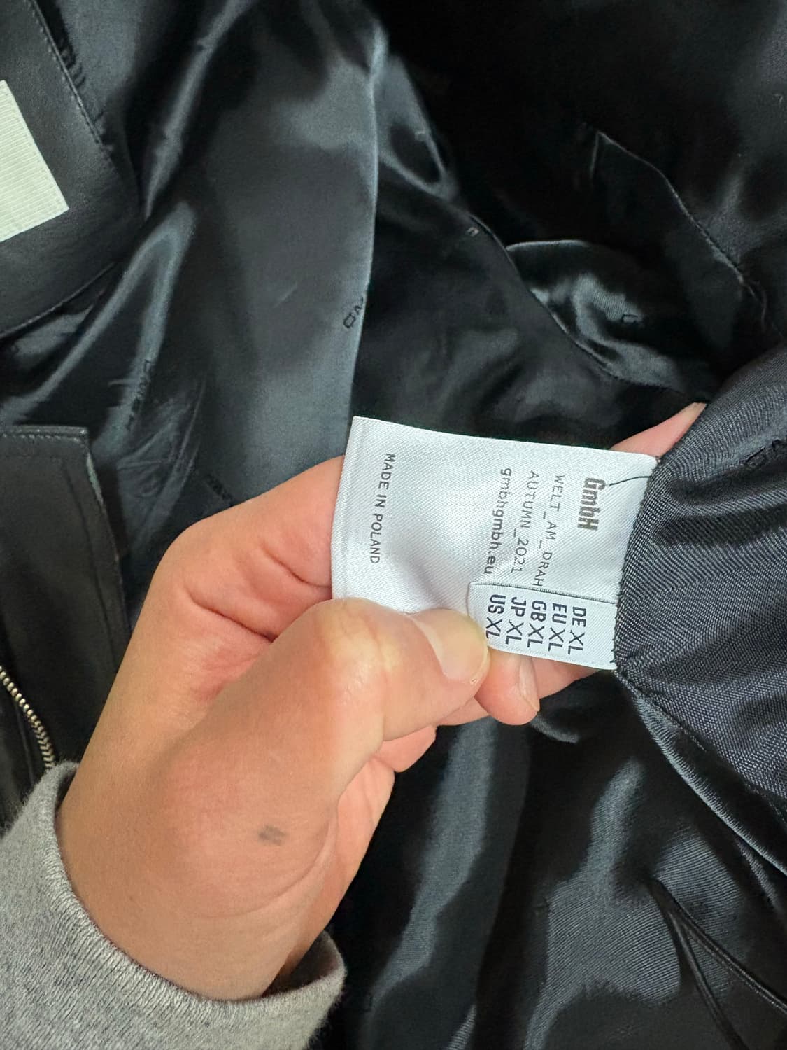 GmbH /Beige Two Tone Fleece Jacket 테디자켓 상품이미지8