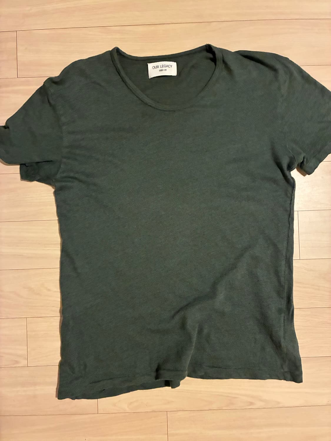 Our Legacy JAP T-Shirt 다크그린 — 새것 컨 상품이미지1