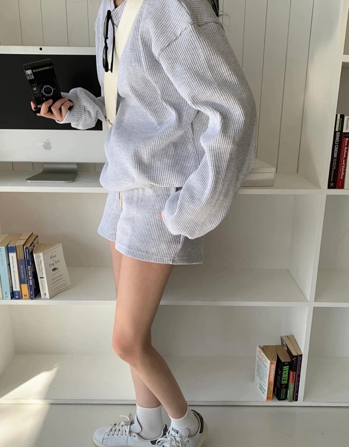 트렌디어패럴 와플맨투맨 새상품 상품이미지8