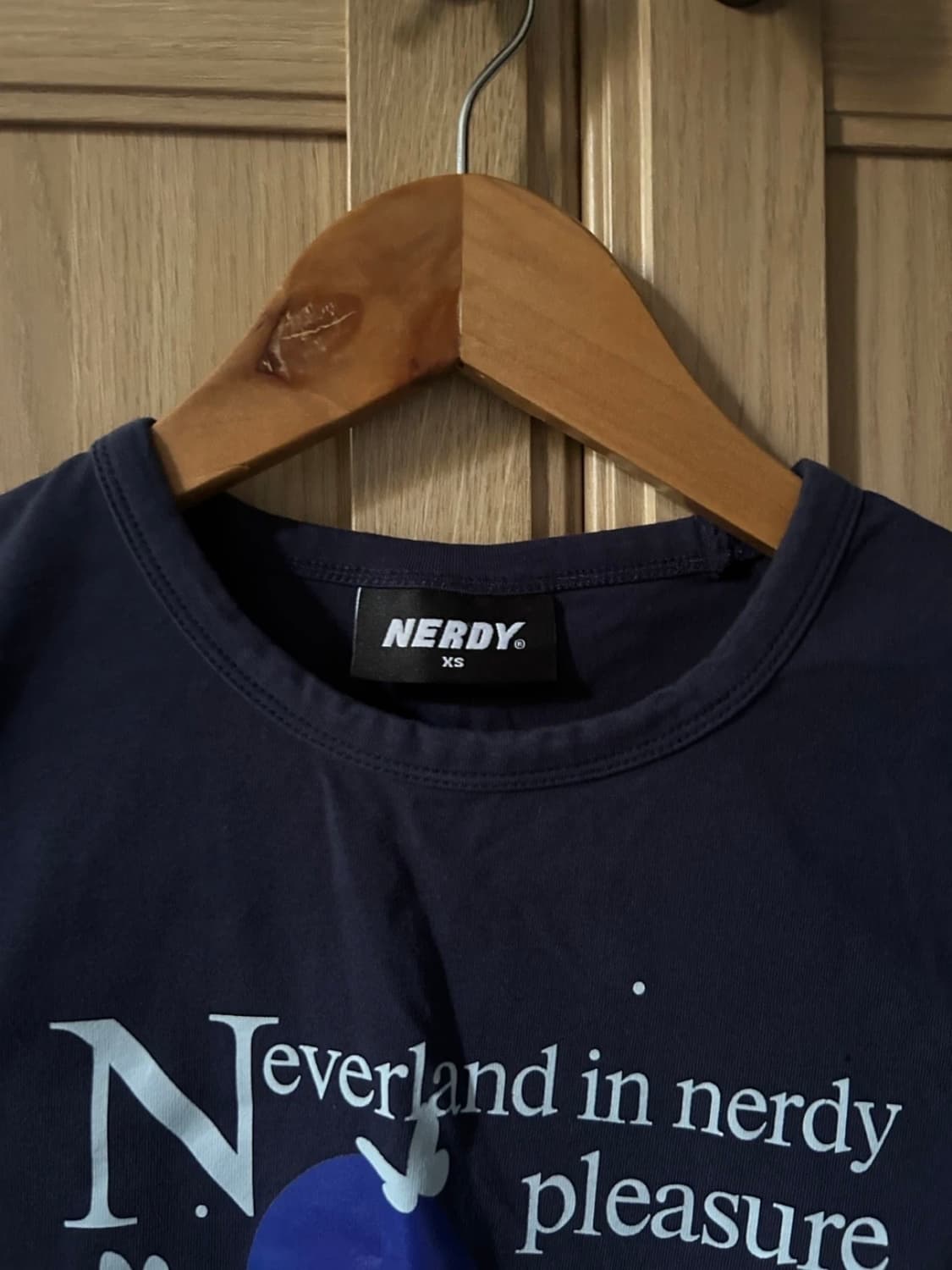 널디 토끼 그래픽 크롭 반팔티 상품이미지2