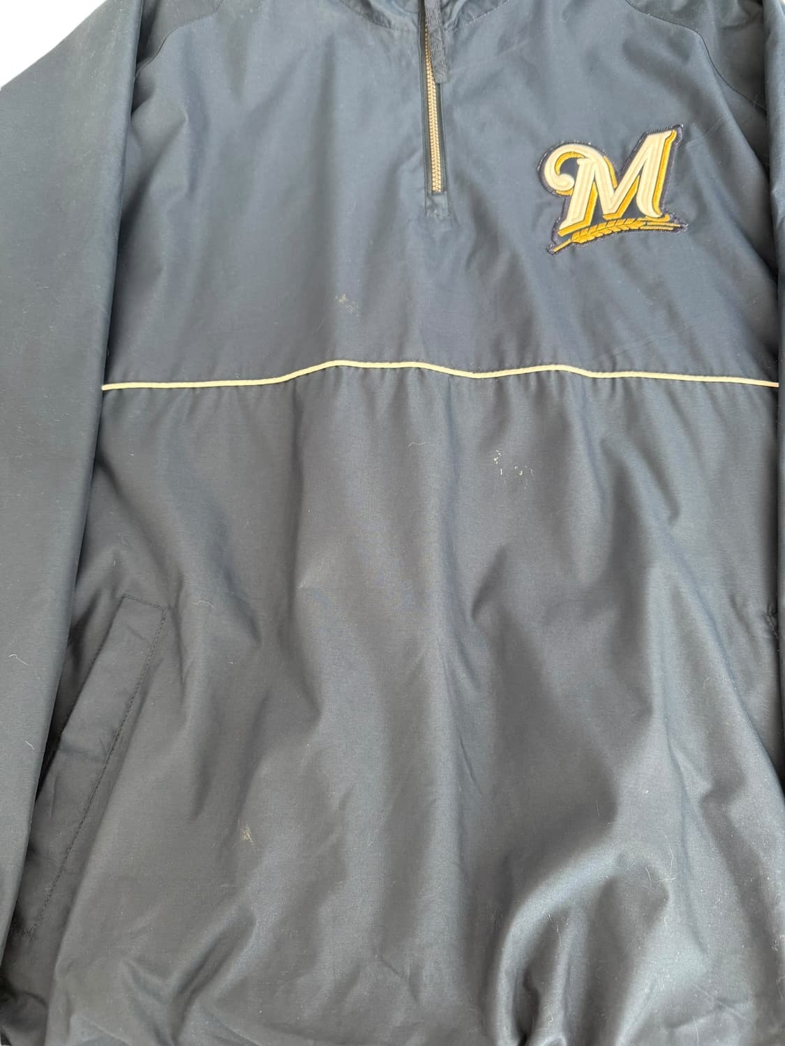 마제스틱 MLB 밀워키 브루어스 풀오버 아노락 상품이미지5