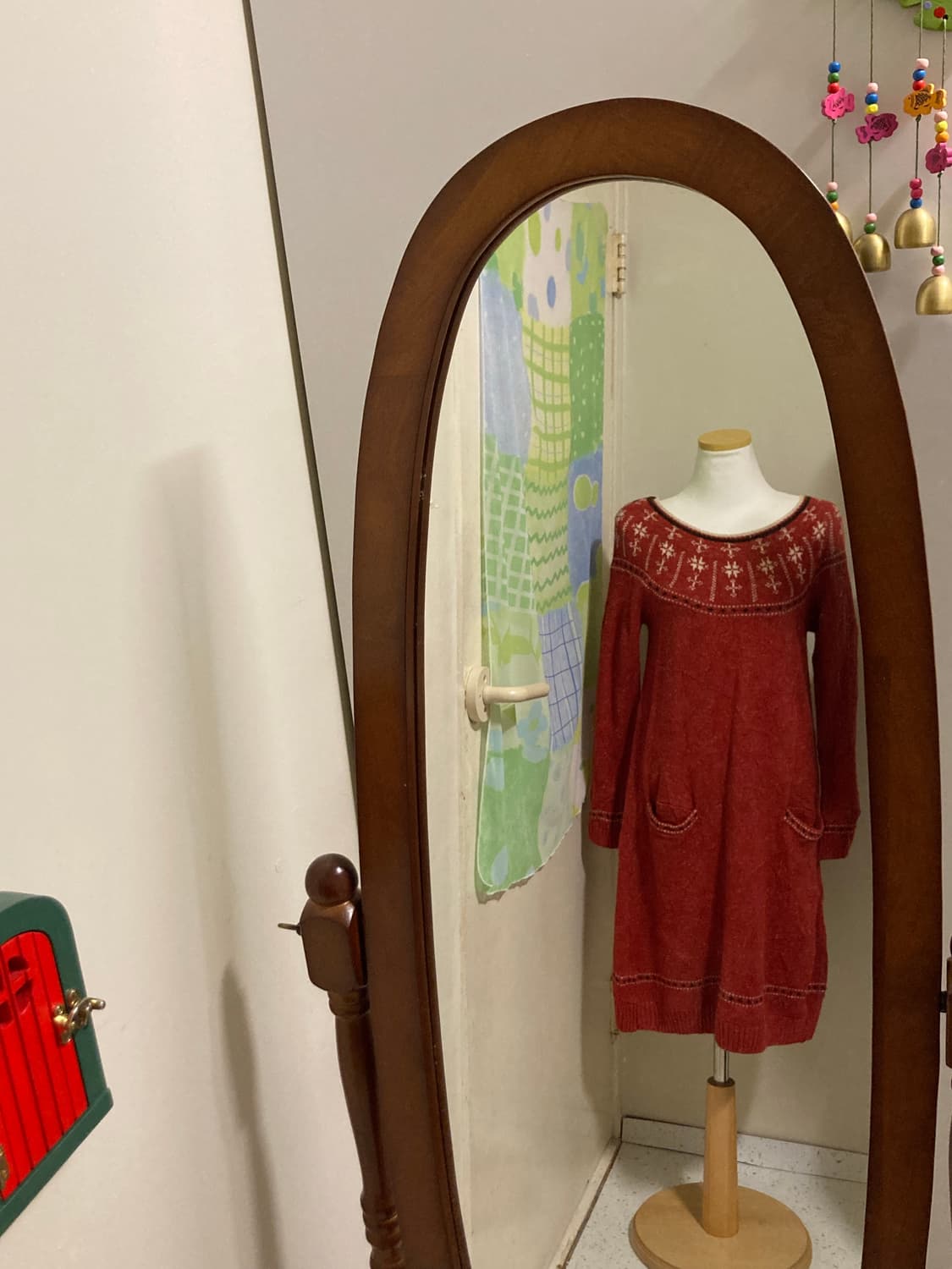 딸기 니트 원피스 상품이미지6