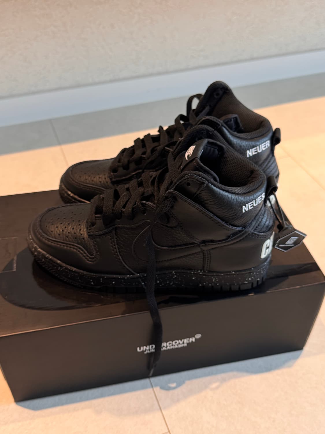 나이키 x 언더커버 덩크 하이 1985 블랙 상품이미지4