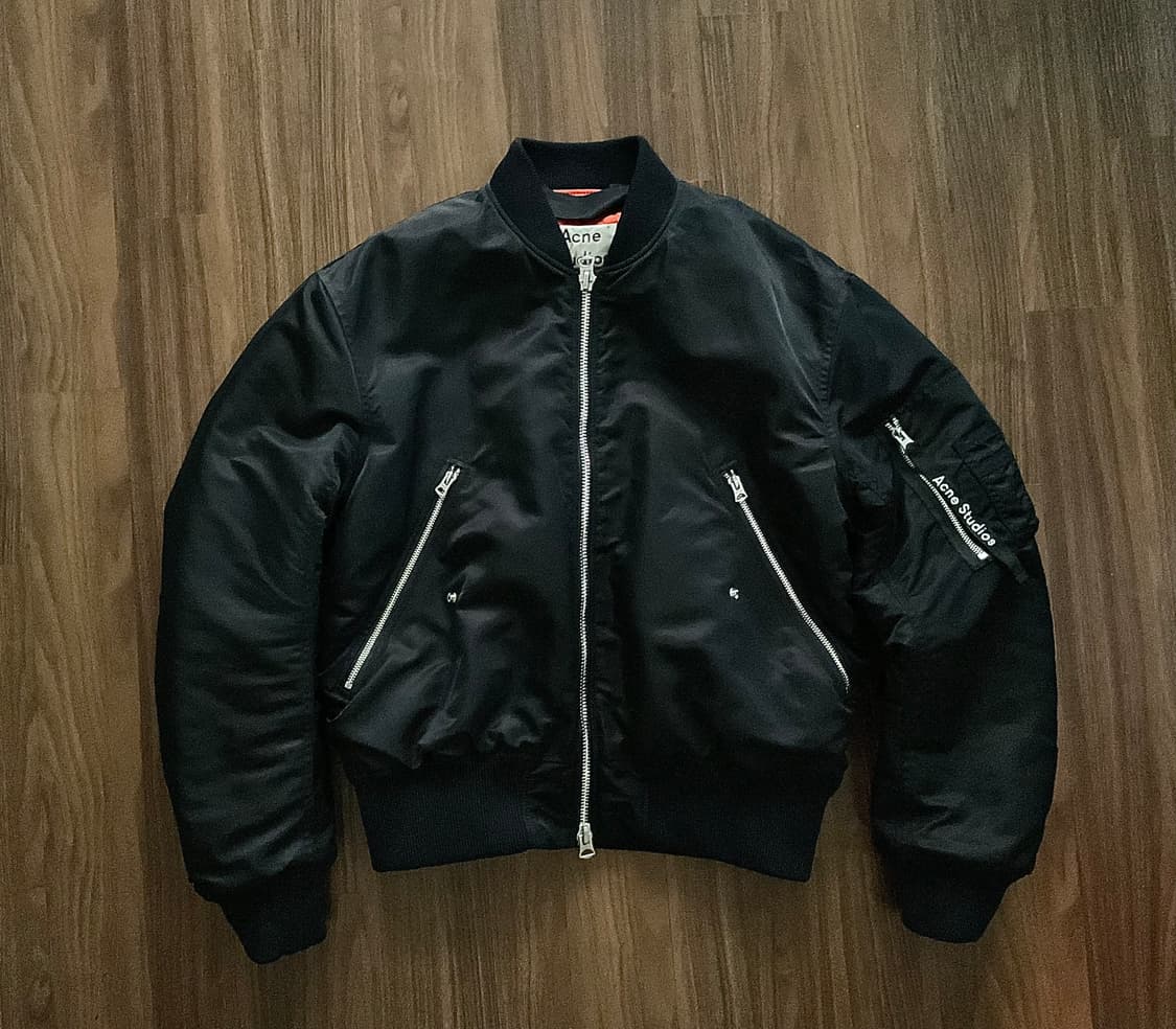 아크네 스튜디오 마키오 MA-1 봄버 마원 블랙 44 상품이미지2