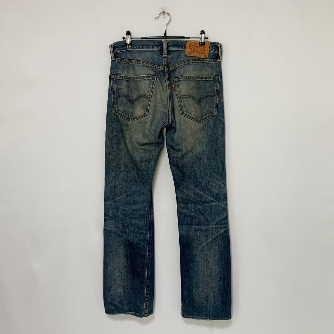 리바이스 502 데저트 캣워싱 빈티지 데님팬츠 중청 31-32인치 상품이미지6