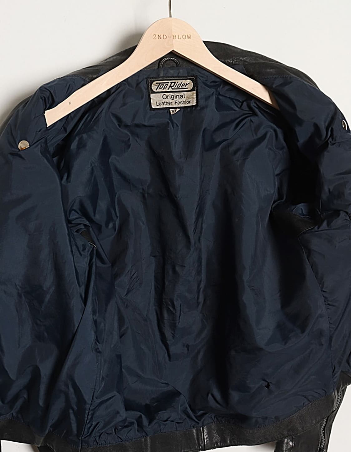 90's Top Rider Leather Rider Jacket 상품이미지9