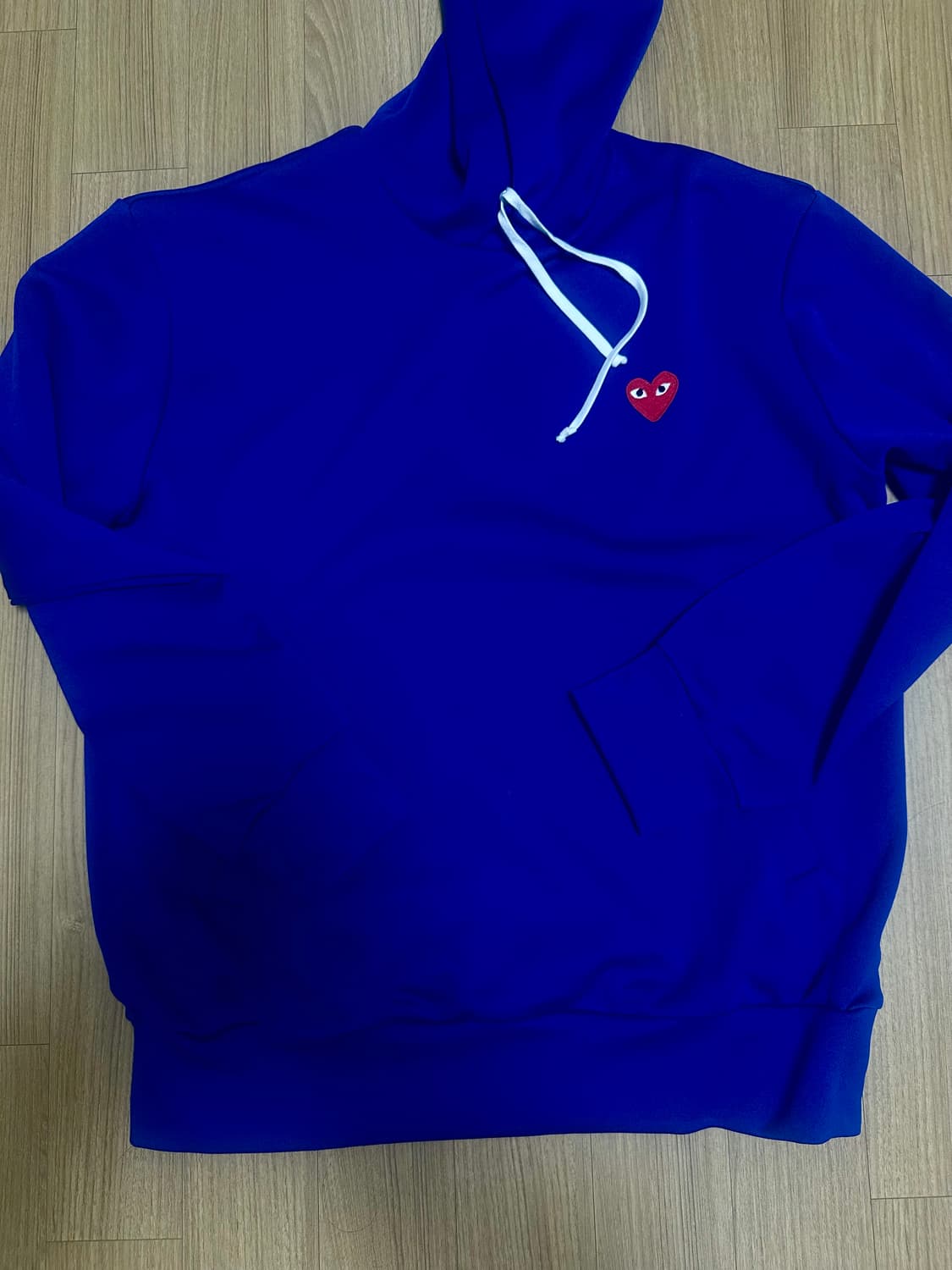 꼼데가르송 블루 후드티 XXL 상품이미지1