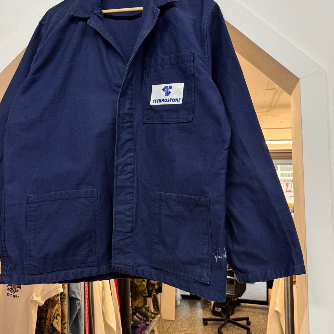 90s 빈티지 몰스킨 프렌치 워크 자켓 (XL)   상품이미지3