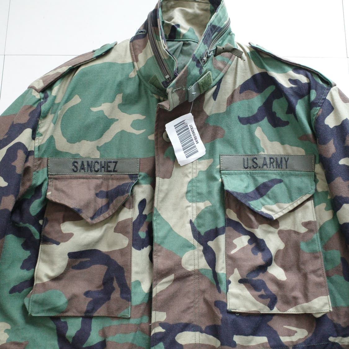 [데드스탁] 미군 M65 우드랜드 필드자켓 L-S 상품이미지2