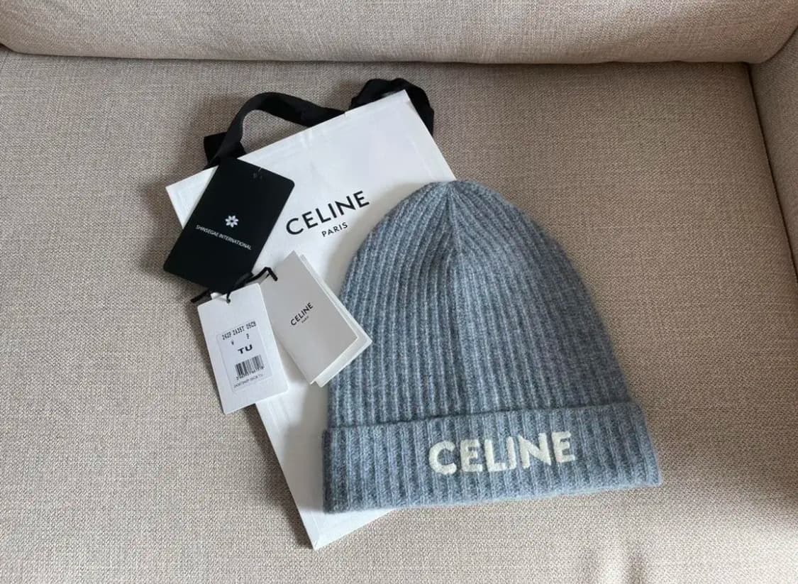 셀린느 celine 로고 비니 그레이 상품이미지9