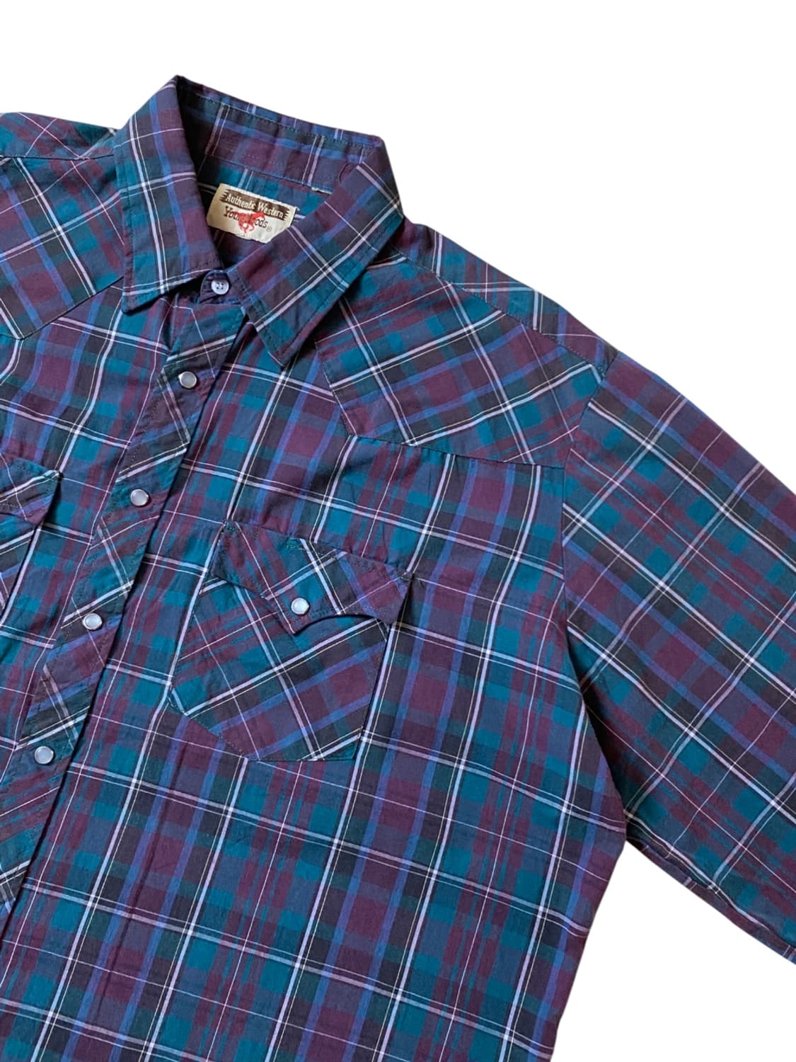 포켓 체크 셔츠 Made in U.S.A (Man 2XL) AB0230 상품이미지4