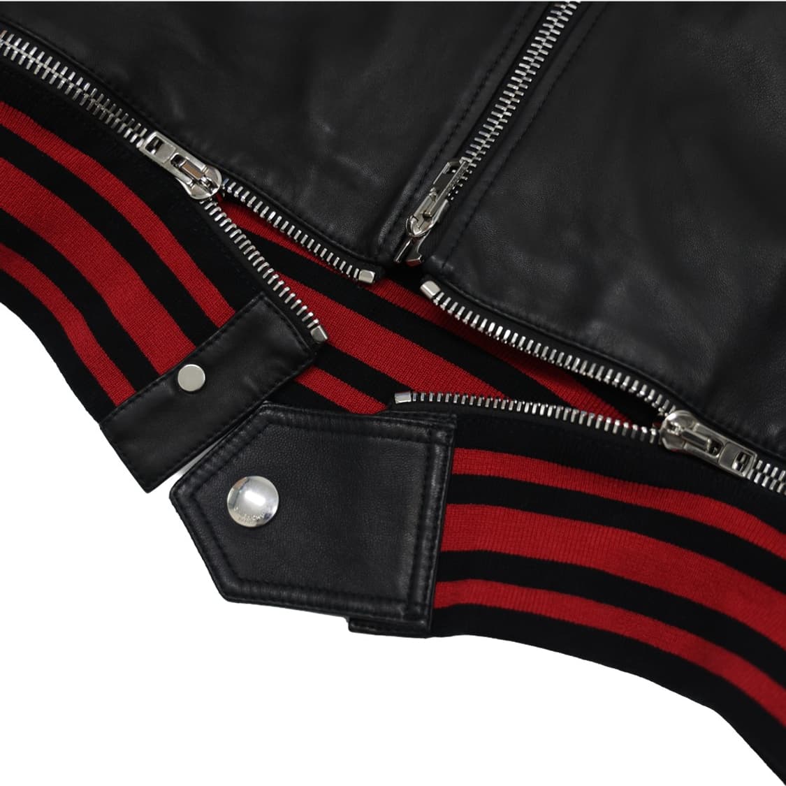 지방시 싱글 라이더 레더 자켓 블랙  상품이미지4