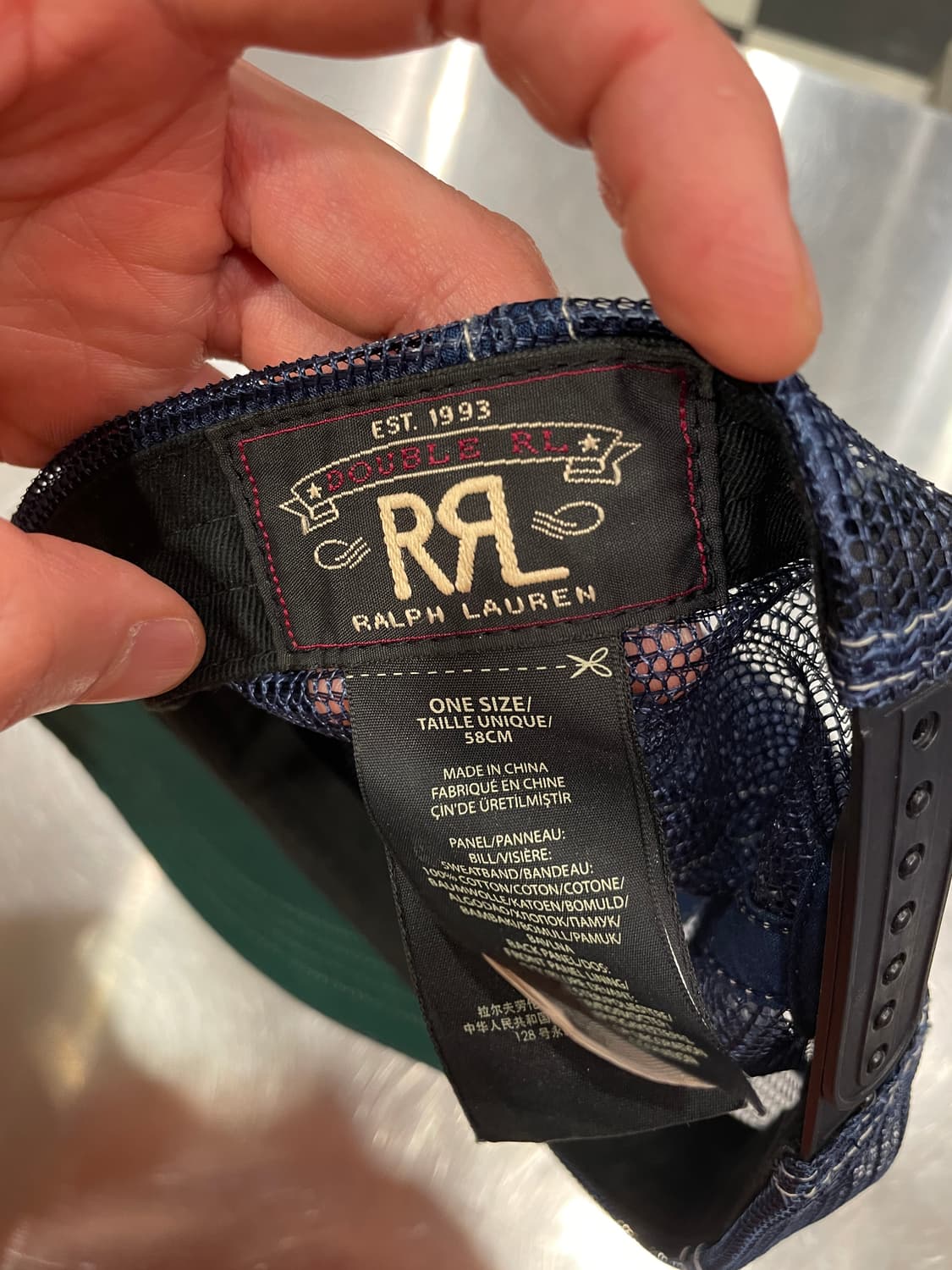 rrl 더블알엘 데님 트러커 캡 상품이미지4